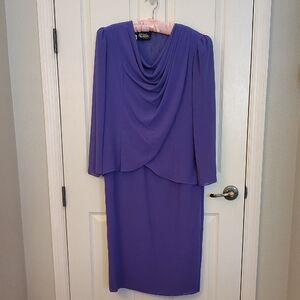 Elegant Purple Women's Dress